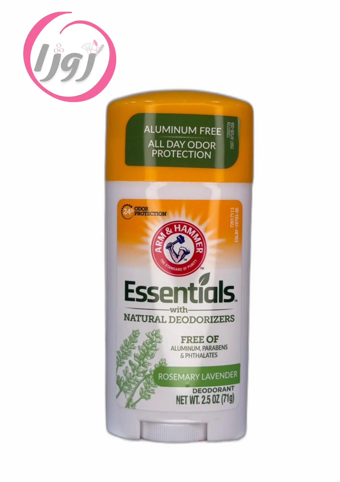 دئودورانت طبیعی اسنشال - فاقد آلومینیوم با رایحه رزماری و اسطوخودوس