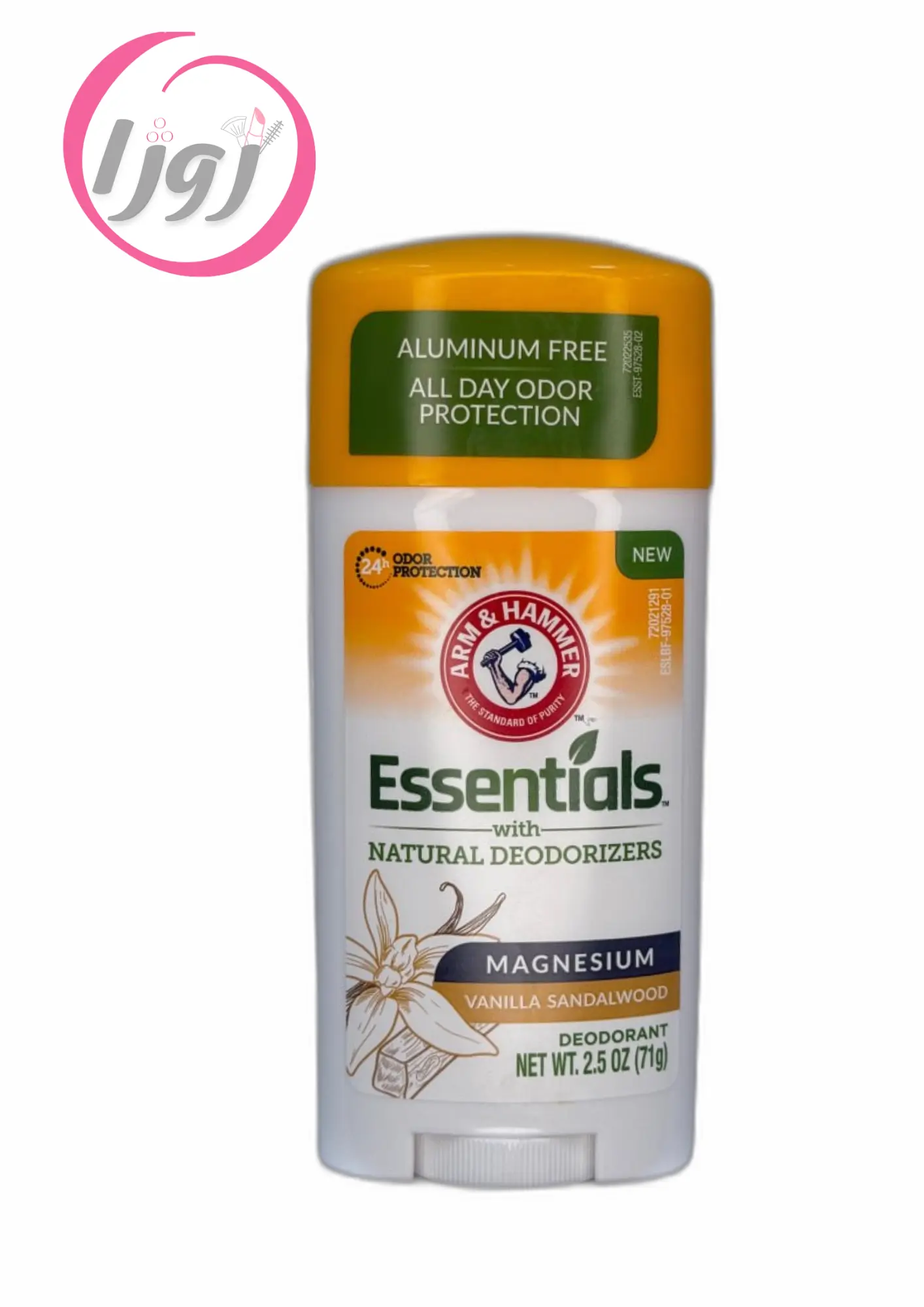 دئودورانت طبیعی اسنشال - فاقد آلومینیوم با رایحه وانیل صندل