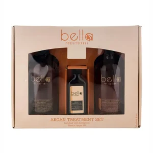 ست مراقبت موی آرگان Bella Professional مدل Argan Treatment Set – ترمیمکننده و تغذیهکننده عمیق مو